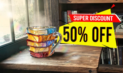 书籍造型马克杯